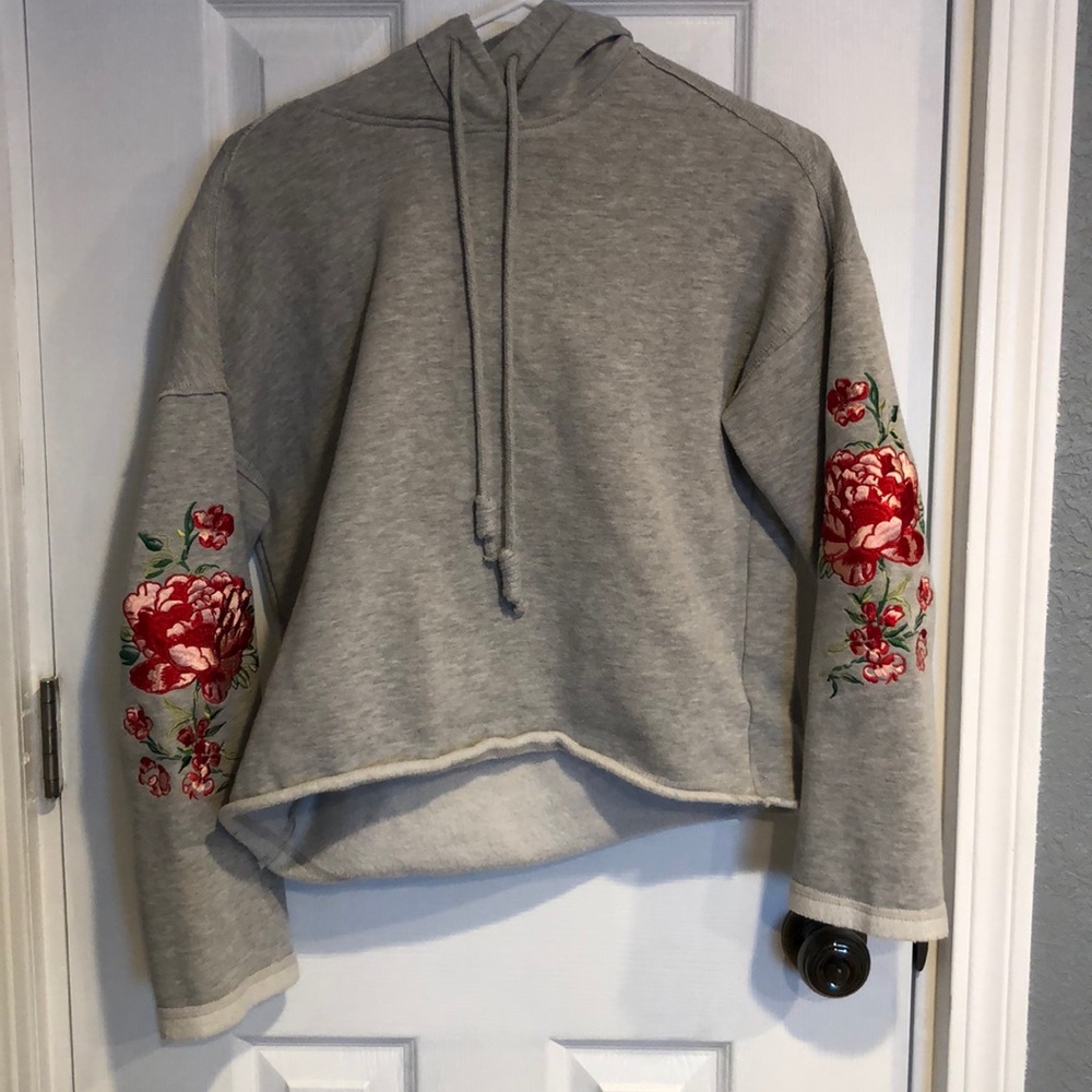 Express embroidered hoodie XS
